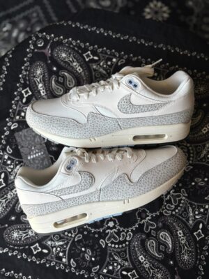 Air max 1 White Safari wmns