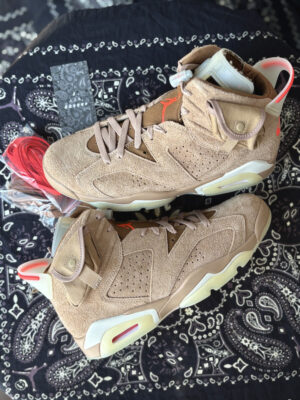 Jordan 6 Travis Scott Khaki