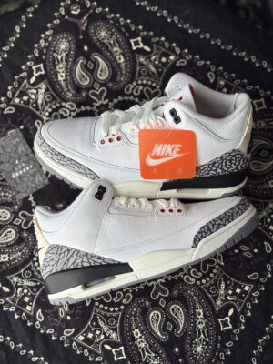 jordan 3 white cement