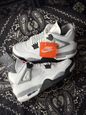 Jordan 4 white cement