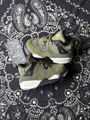 Jordan 4 craft olive kids