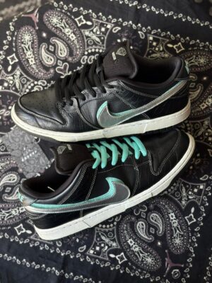 Dunk SB X Diamond supply black (preowned)