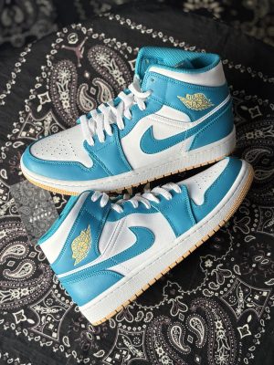 Jordan 1 Mid Aquatone