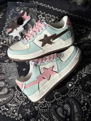 Bape sta Low Aqua Pink