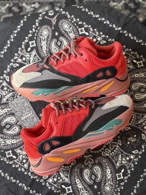 Yeezy 700 Hi Hes Red