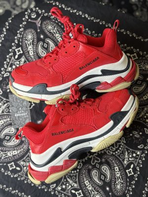 Balenciaga Triple S Red (preowned)