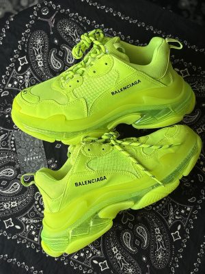 Balenciaga Triple S Clear Sole Yellow (preowned)