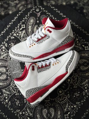 Jordan 3 Cardinal Red