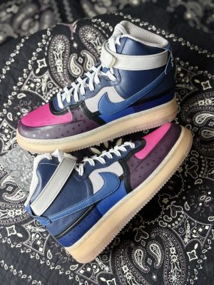 Air force 1 High Thunder Blue Pink Prime