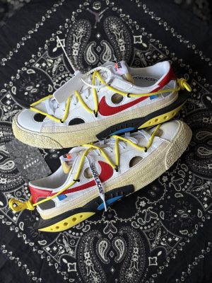 Blazer low Off white University Red